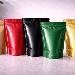 Colored Zipper Stand-up Pouch