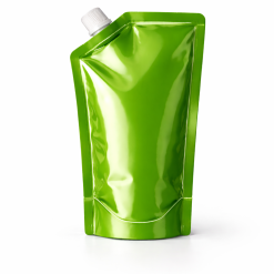 Alternative view of Glossy Finished Colored Spout Pouch