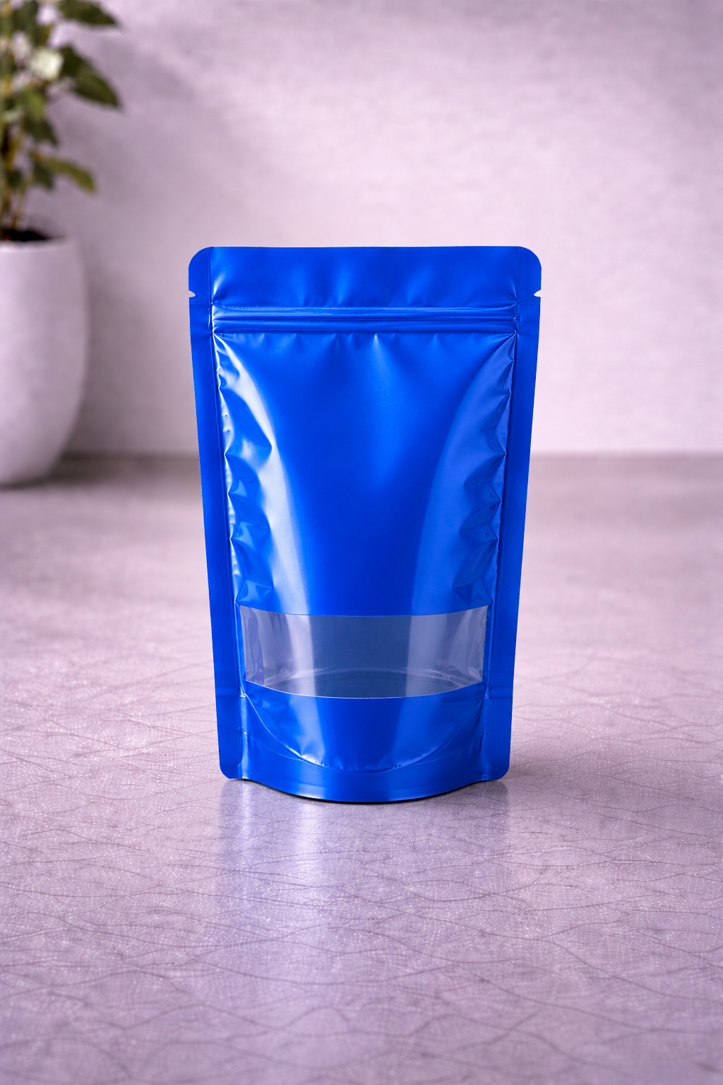 Glossy Finish Stand up Pouches With Window - Image 2