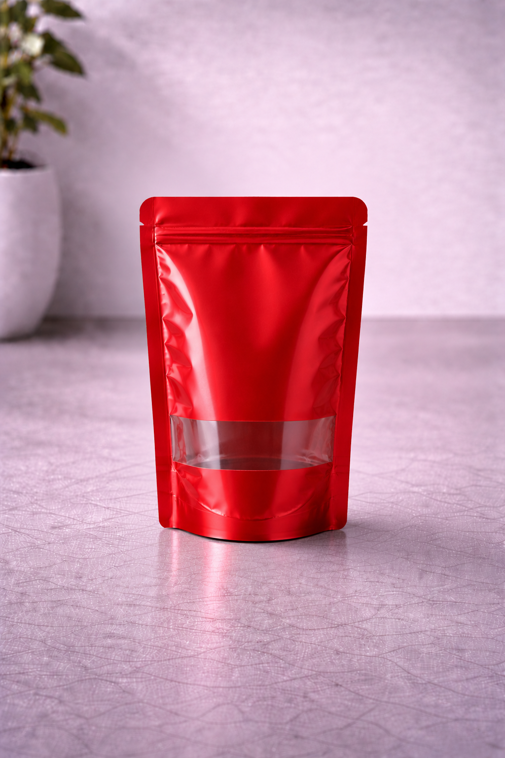 Glossy Finish Stand up Pouches With Window - Image 3